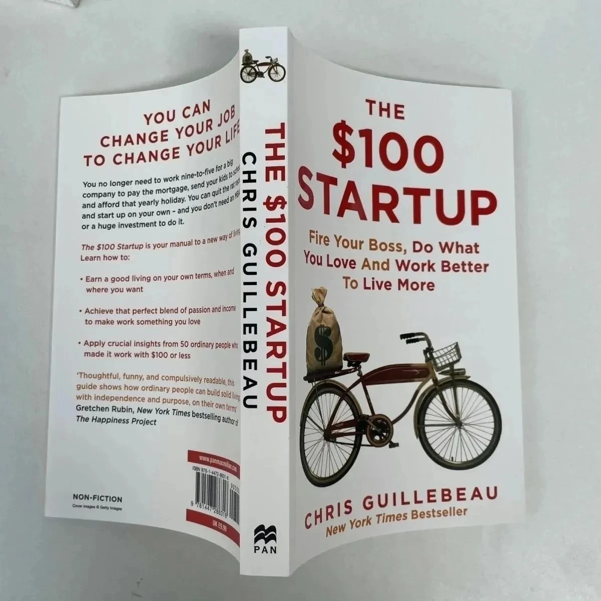 The $100 Startup Fire Your Boss Do What You Love and Work Better To Live More Paperback Bestseller Book Libros