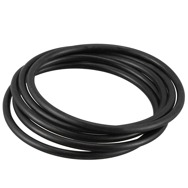 10 PCS 80 Mm External Dia 4 Mm Thick Filter Rubber O-Ring Seal Black