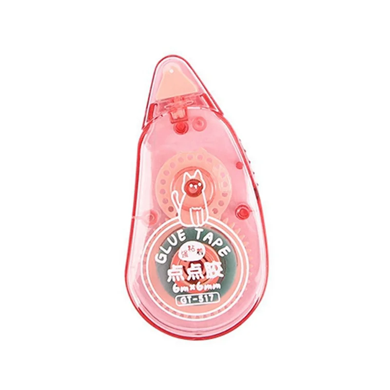 AB51 4-роликов с двусторонней клейкой лентой и распределителем клея-ролика, используется для ручного изготовления, школ и офисов.