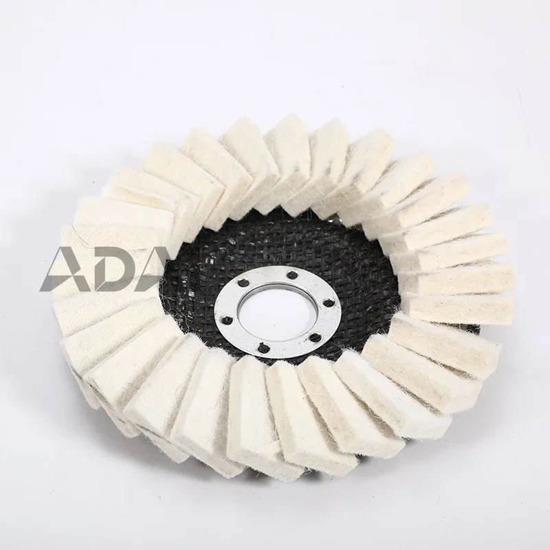 

Felt hundred-page angle grinder polishing wheel, precision machining, durable, non-metallic, stone object surface grinding