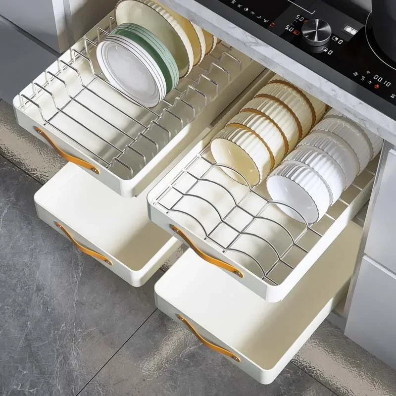 Firm Dish Storage Rack, Cabinet Pull Basket, Kitchen Cabinet Drain Rack, Pump Bowl Rack Factory