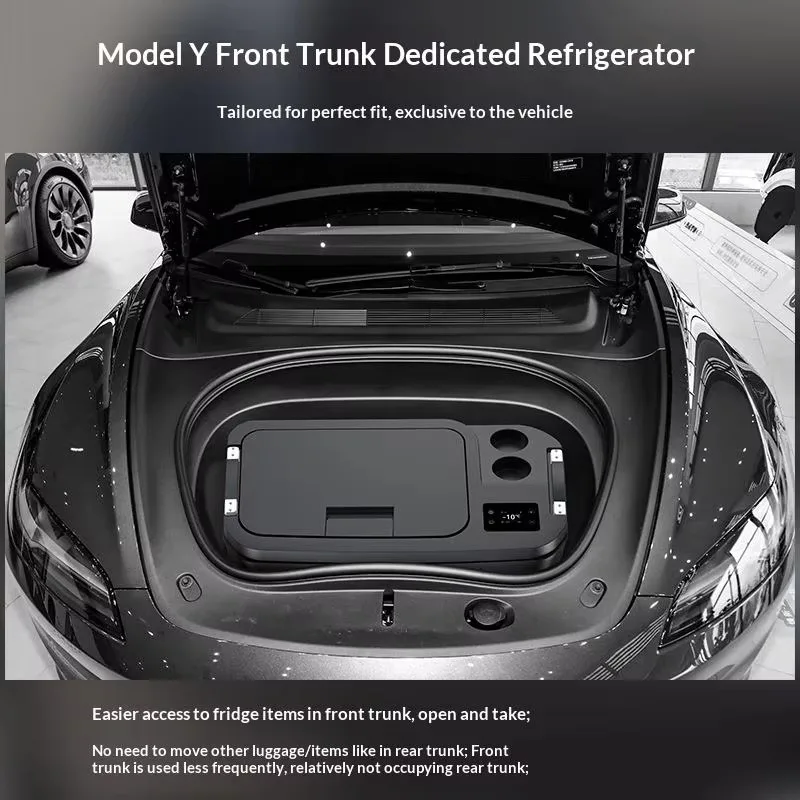 TSL Module Y Dedicated Compressor Refrigerator Front Trunk Dual-use Car Home Cold Storage   Outdoor Portable Plastic