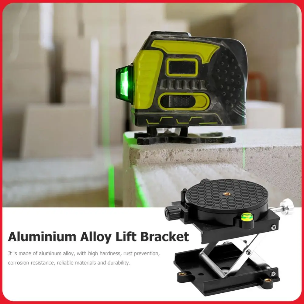 Aluminium Alloy Lift Platform 360 Degree Rotation Lifting Platform Anti-corrosion Rust-prevention for Engraving Lab Tools