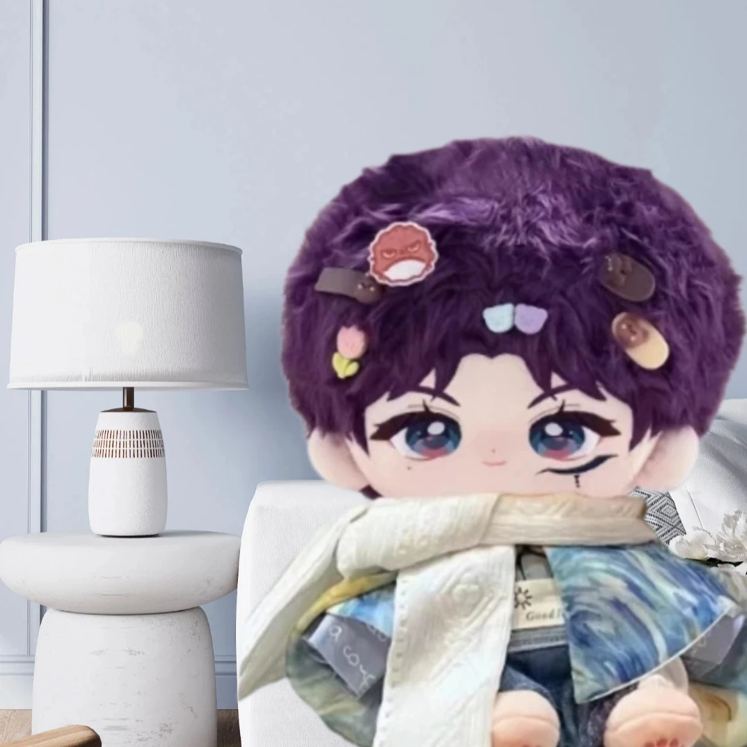 Stuffed 20cm Anime Love and Deepspace Rafayel Plushies Toys Soft Cotton Doll Body With Skeleton Cartoon Dress Up Figures Gifts