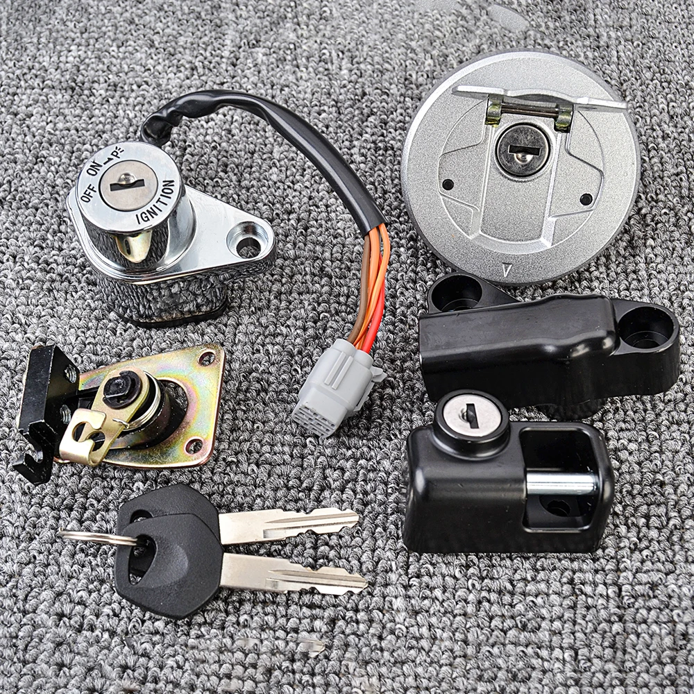 Fuel Gas Cap Ignition Switch Seat Lock with Key Kit For Suzuki VZ1500 Intruder M1500 2009-2010 37000-40831 37000-40880