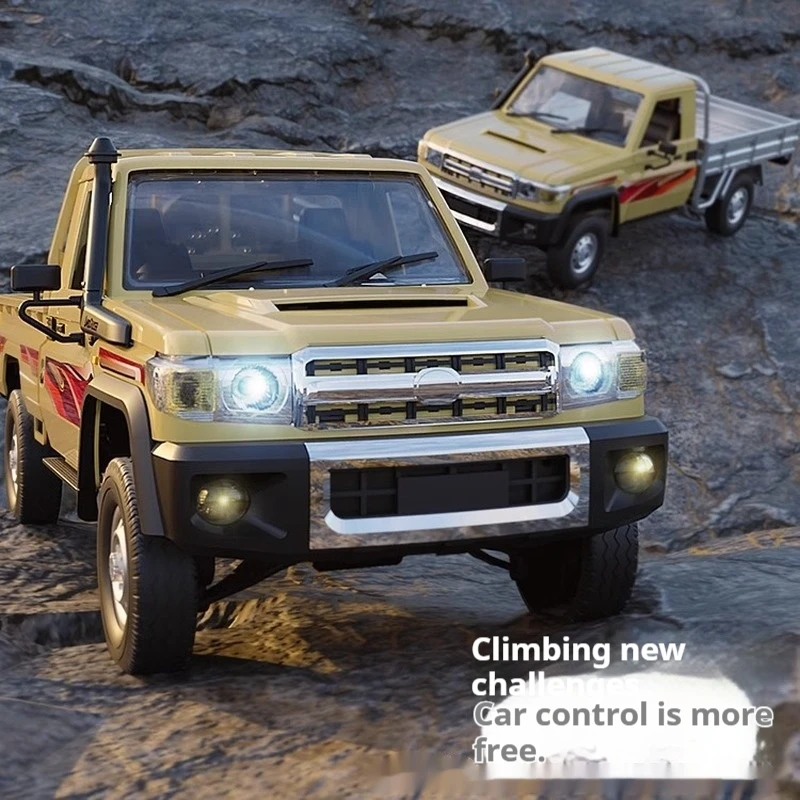 RC Pickup Truck 1:14 Schaal Afstandsbediening Drift Model met LED Verlichting Volledige Functie Achter-Drive Simulatie Speelgoed voor Kinderen