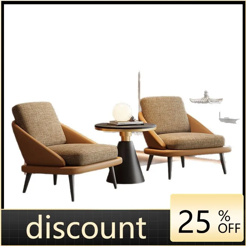 LMM leisure sofa office business reception hotel leisure chair sofa single chair
