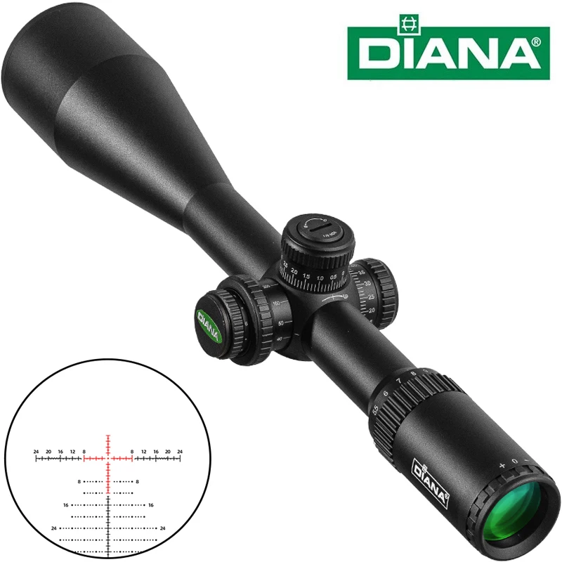 

DIANA 5.5-22X56 SFIR FFP Scope First Focal Plane Scope Hunting Riflescopes Red Illuminated Shooting Optical Sights