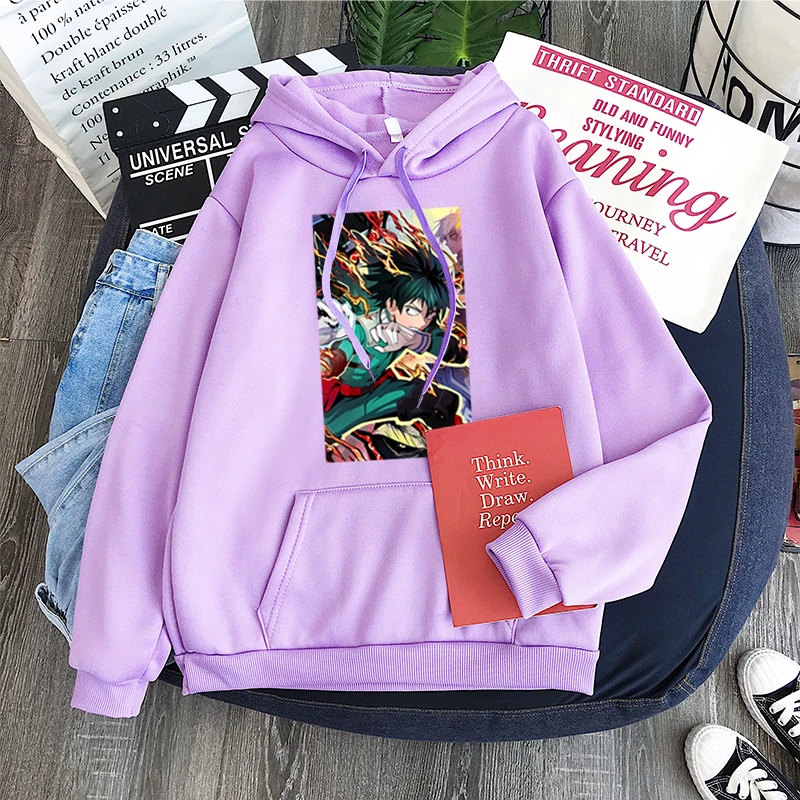 

My Hero Academia Hoodies Women/Men Long Sleeve Casual Hooded Sweatshirts Hot Sale Popular Streetwear Fashion Winter Hoodies