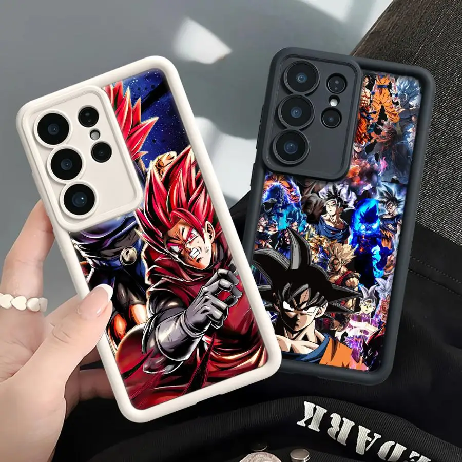 Phone Cover Case for Samsung Galaxy S26 S22 S24Ultra S25 Edge S23 FE S24 Plus S21 S25 Ultra S20FE D-Dragons Ball Gokus Pattern