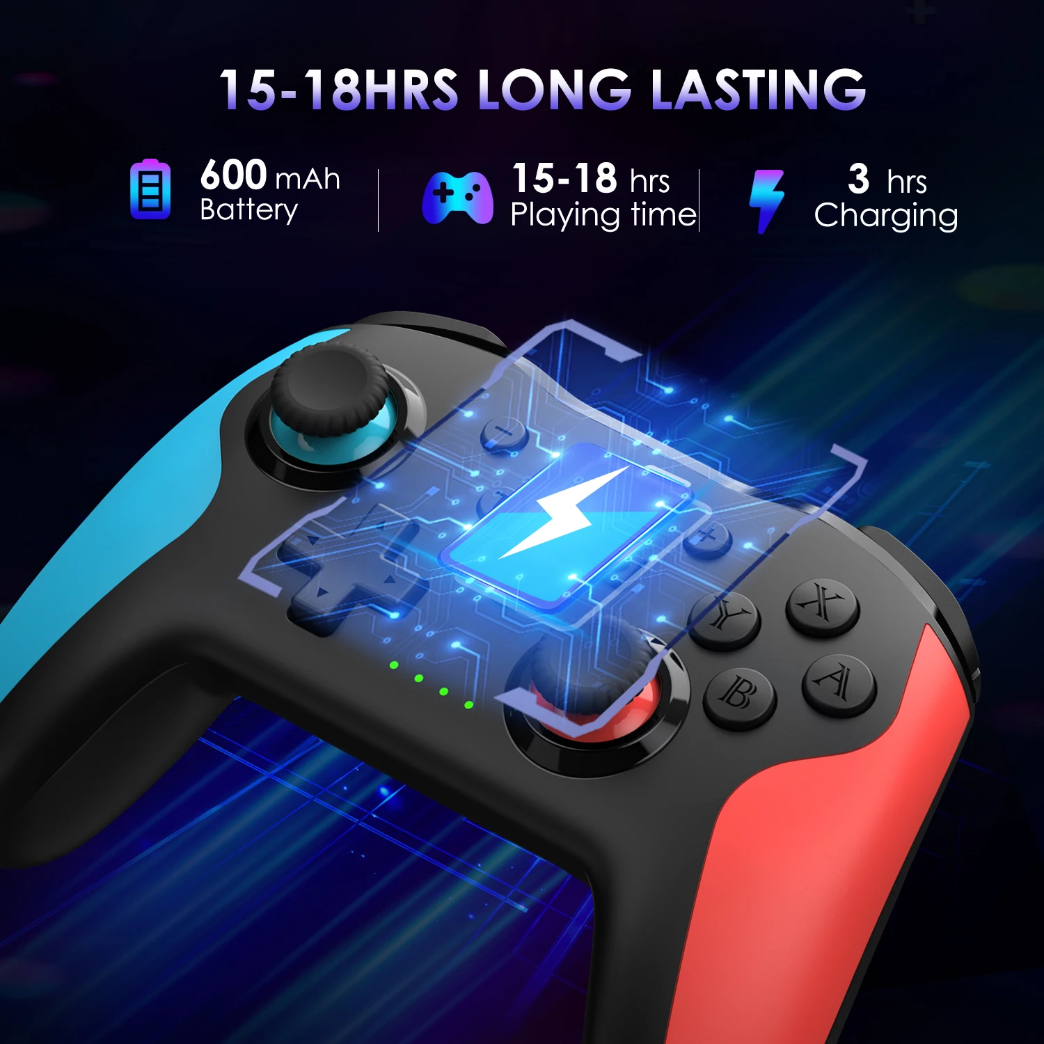 Drahtlose Bluetooth Gamepad Für Nintendo Schalter/Schalter Lite Gebaut in 600mAh Batterie Pro Spiel Controller Für Schalter Zubehör