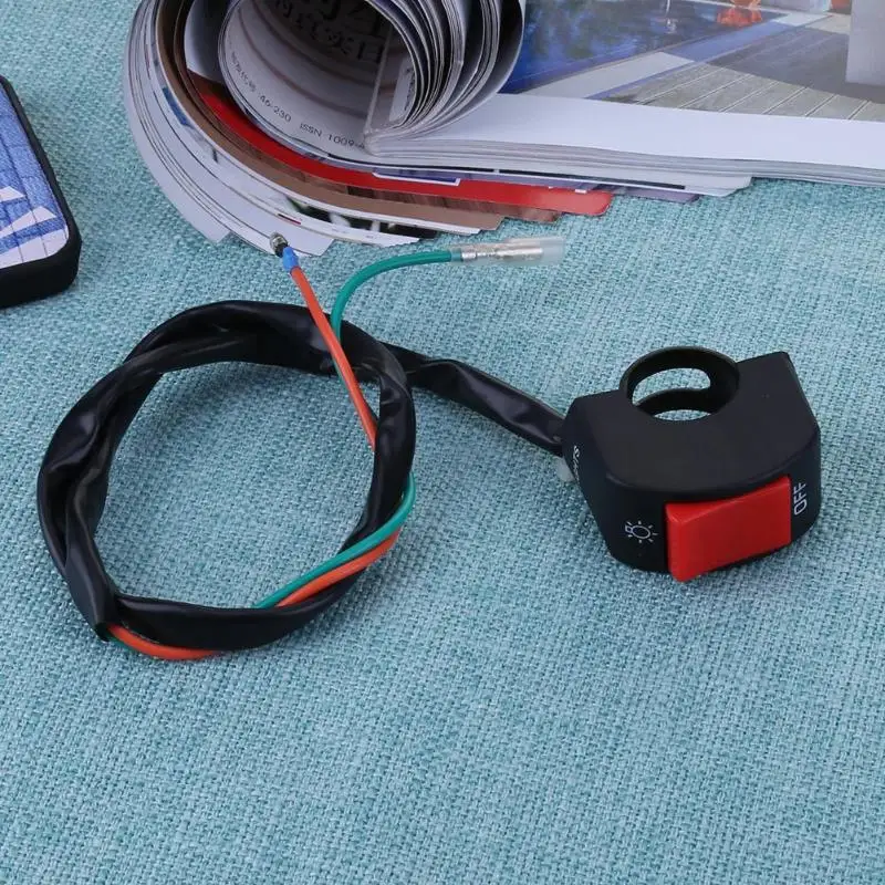 1 Pcs Motorcycle Switch ON OFF Control Button Handlebar Mounted Headlight Signal Lamp Control Modified Switches Accessories