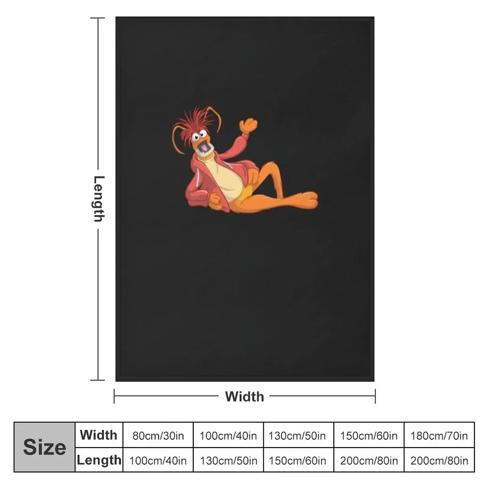 Pepe the King Prawn T-Shirt Throw Blanket heavy to sleep Hair Tourist Blankets Sofas Of Decoration Decoratives Vintage Blankets