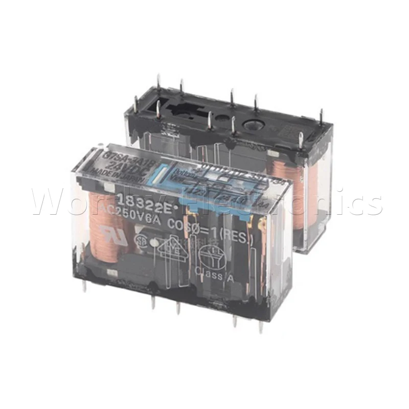 

Free shipping 10pcs/lot relay 24VDC 10PIN G7SA-3A1B-DC24V