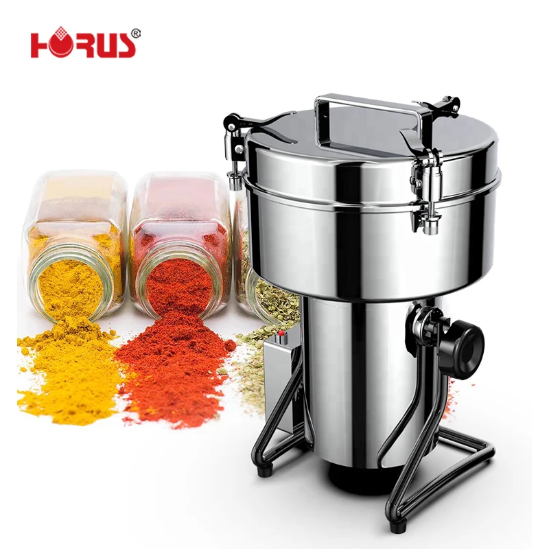 HR-50B Multifunctional Electric Dry Grinder Mill Industrial High Speed Spices Grinder Machine For Commercial Use