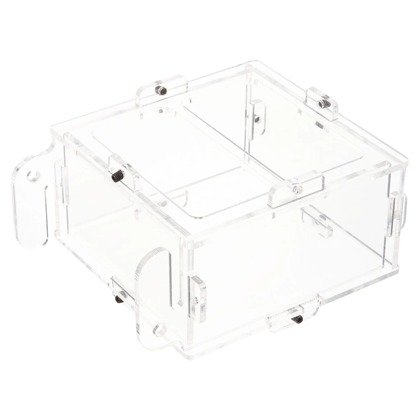 Bird Feeder Acrylic Material Durable Safe Design Large Capacity Smooth Surface Easy Application Creative Protective Design Pet