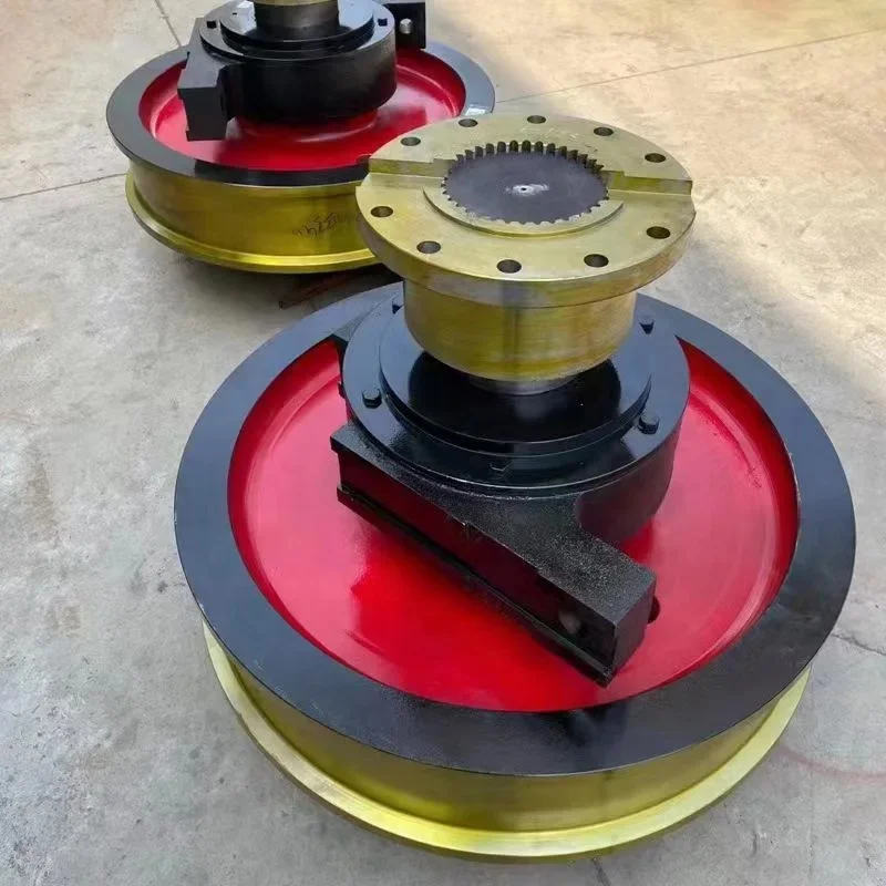 EOT Crane Traveling Wheel Gantry Crane High-precision Forged Rail Wheel For Cranes