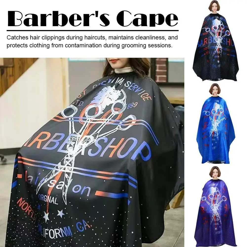 

Professional Hairdressing Cape, Waterproof Salon Smock for Hair Coloring, Cutting & Tinting, Reusable & Cloak