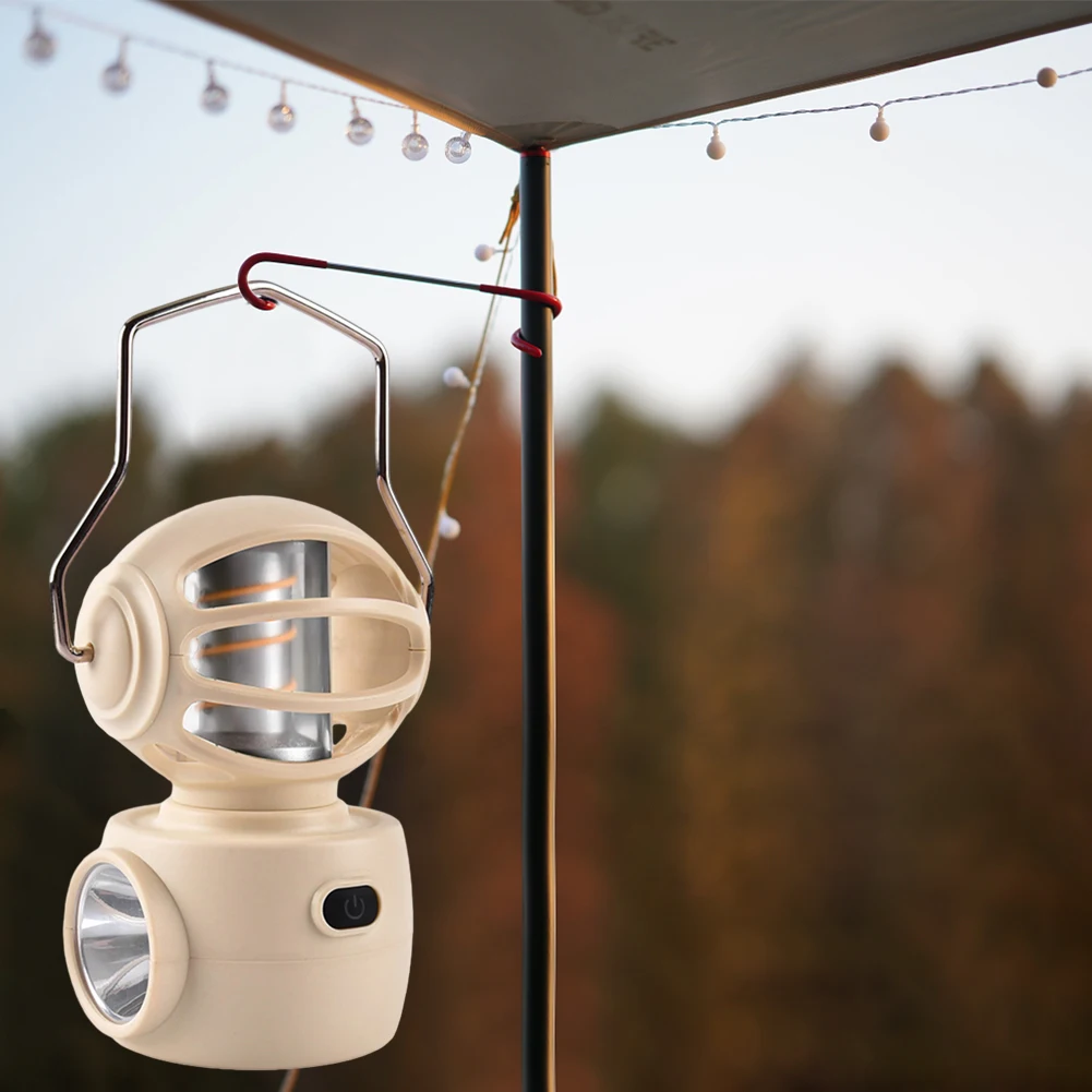 Robot-Shaped Emergency Light Waterproof USB Rechargeable Portable Hanging Tent Light Emergency Lantern Outdoor Camping Equipment