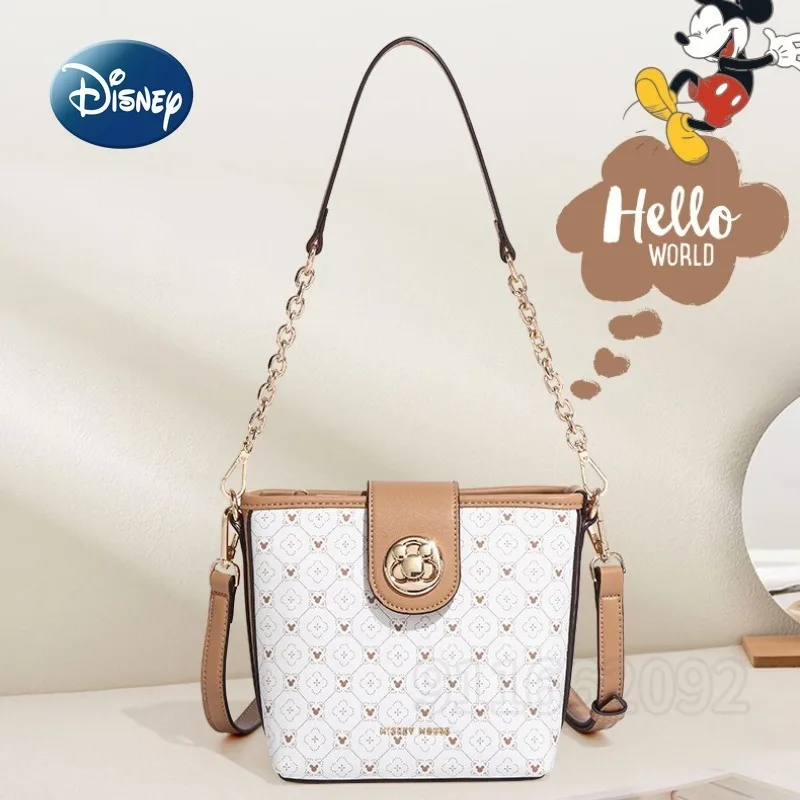 

Disney Mickey New Women's Shoulder Bag Luxury Brand Original Women's Shoulder Crossbody Bag Fashion Cartoon Print Women's Bag