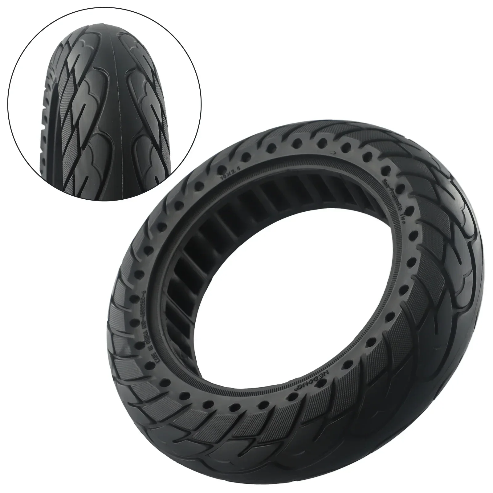 

10 Inch Solid Tire 10x2.50 Non Pneumatic Solid Tyre For Electric Scooter Balance Car Electric Bicycle Wheel Parts