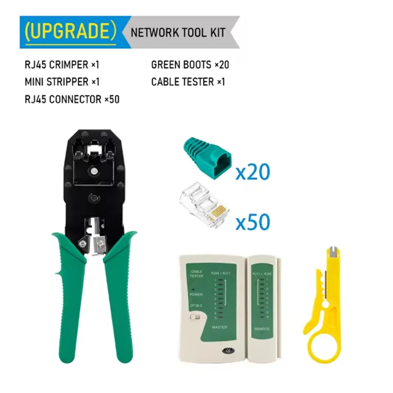 

RJ45 Crimping Tool RJ11 RJ45 Ethernet Network LAN Cable Crimper Cutter Stripper Plier For 6P 8P RJ11 RJ12 RJ45-A79G