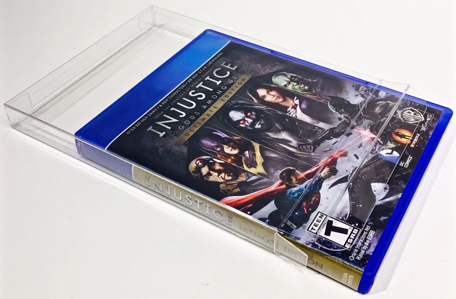 PS3 PS4 비디오 게임용 프로텍터 5 개, 투명 디스플레이 케이스 플레이 스테이션 3 4