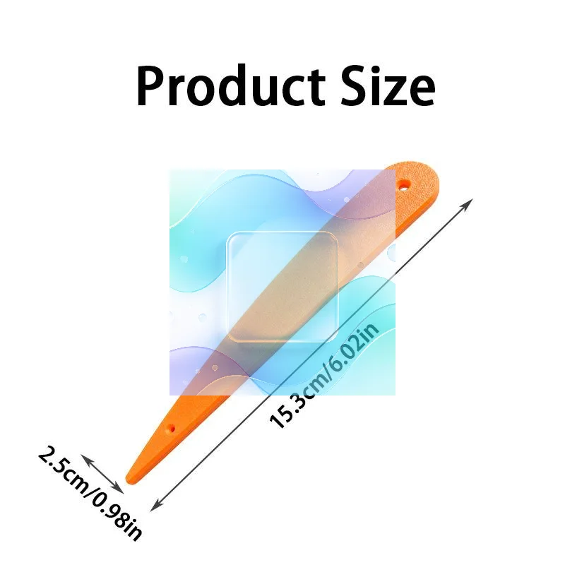 3-in-1 Point Turner Seam Creaser Lightweight PP Smooth Tip for Tailoring Quilting Small Sewing Projects