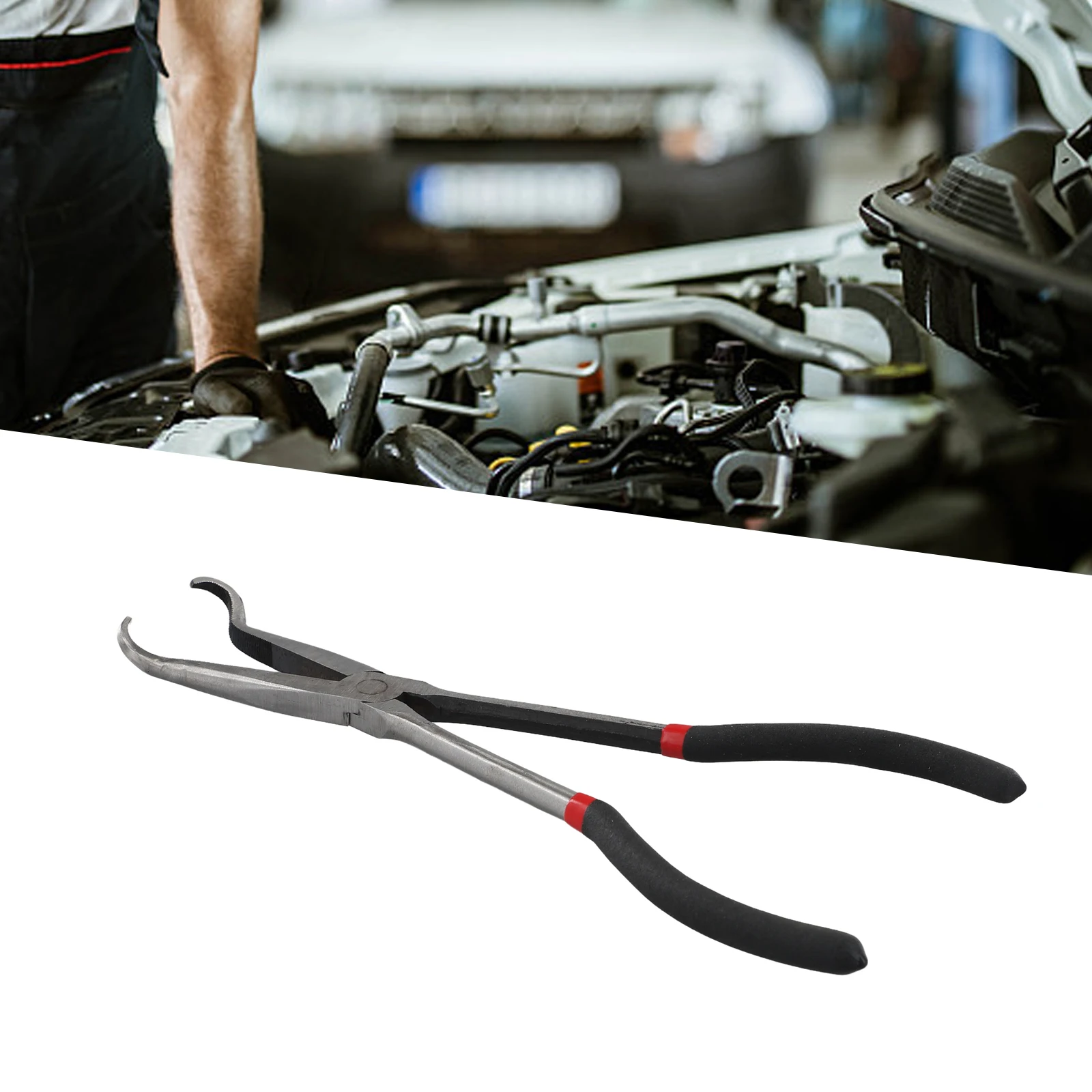 11inch Car Ignition Spark Plug Wire Removal Pliers Clamp Automotive Repair Hand Tool Spark Plug Pliers Car Repair Removal Tool