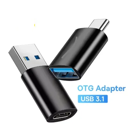 Adapter USB OTG do transferu danych typu C żeński na USB męski Adapter szybkiego ładowania do laptopa Macbook Samsung