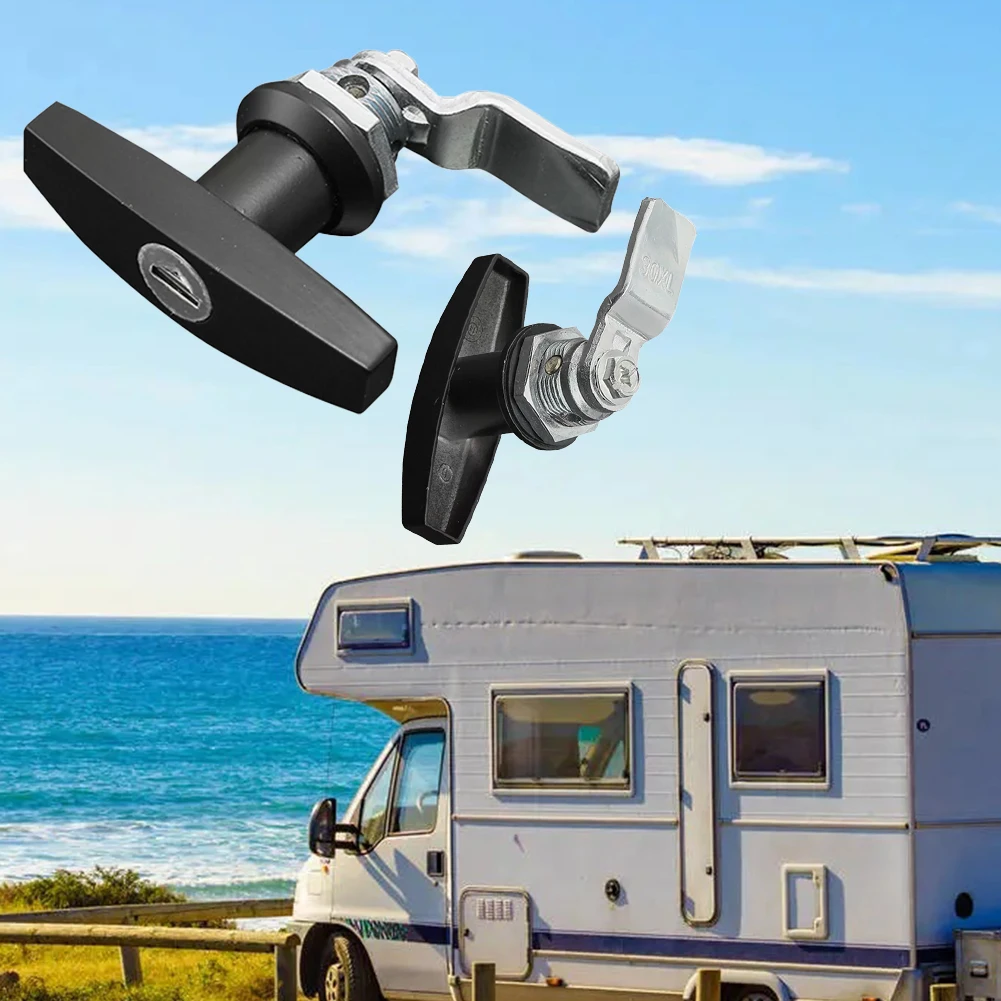 

Truck Cap Locking with 2 Key Trailer Toolbox Drawer Cabinet Door Lock Truck Cap Topper Camper Shell Locking for RV Truck Door