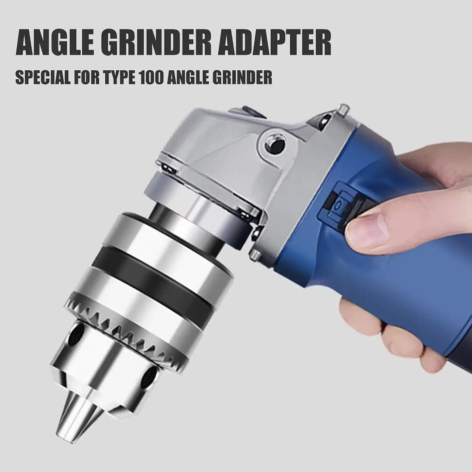 

Angle Grinder to Electric Drill Chuck Angle Grinder Adapter Premium Easy to Install Practical 1.5mm to 10mm Professional