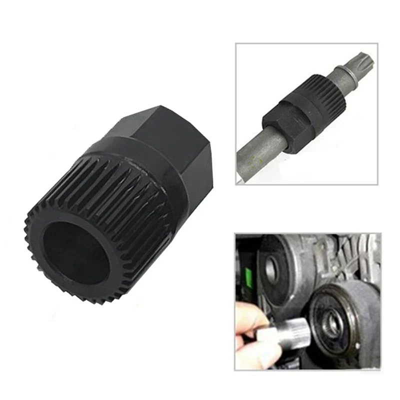 

WCS-2X 33 Spline Generator Pulley Removal Tool Alternator Clutch Free Wheel Pulley Removal Tool For FORD