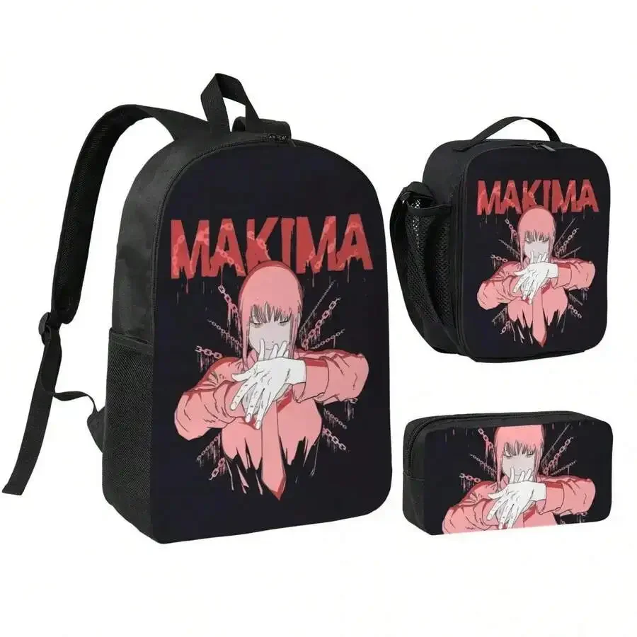 Custom Bag Yoru Anime 3pecs/Set Backpack For Student Asa Mitaka Daypack Lunch Bag Pencil Case