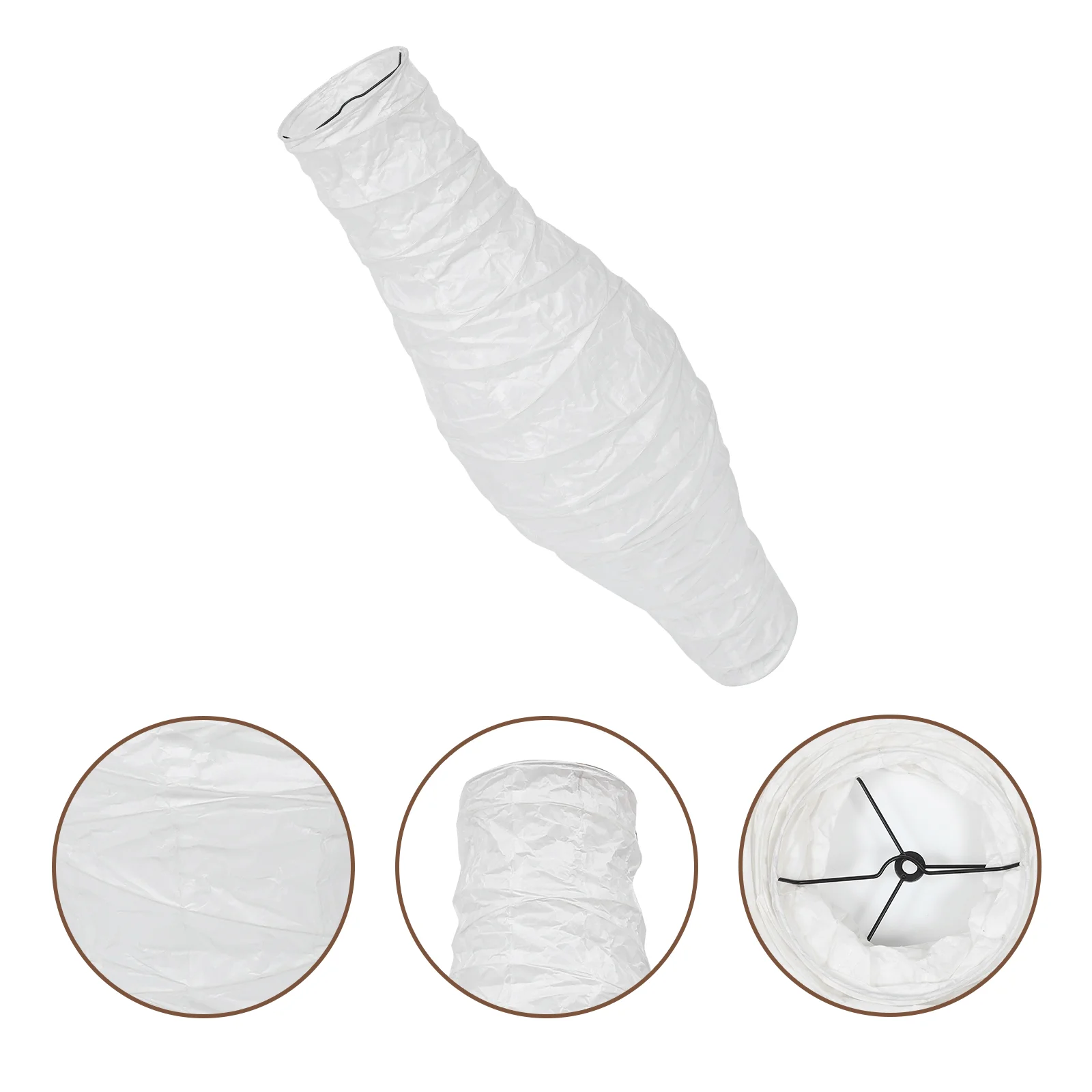 Rice Paper Lamp Shades Stand Lampshade Black Floor Fashionable Nordic Style Retro Decor