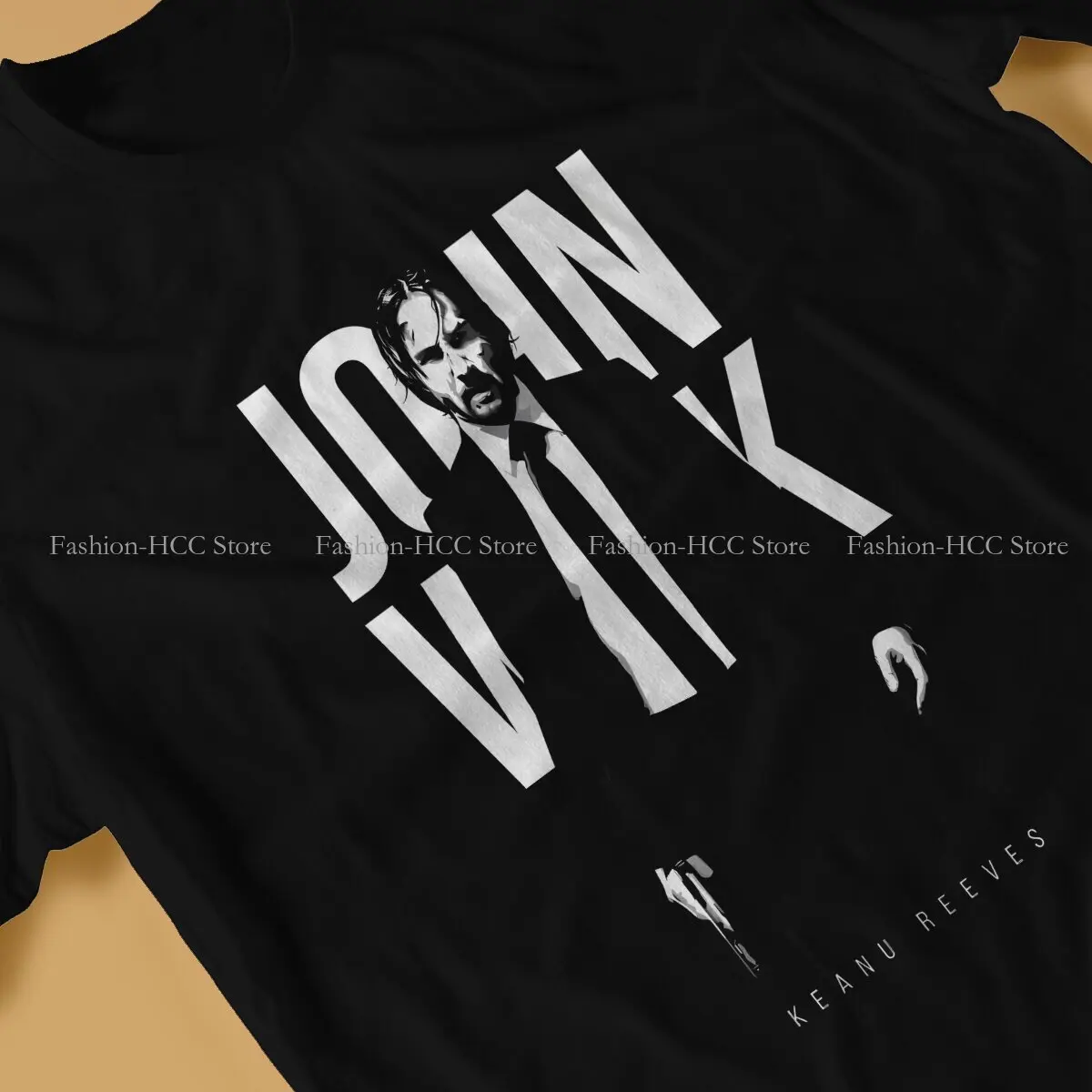 Cool Man Style Polyester TShirt John Wick Top Quality Hip Hop Graphic T Shirt Short Sleeve