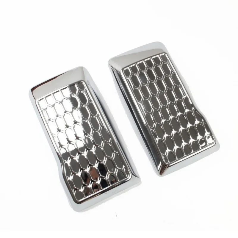 Front crash cover electroplated with red paint, black car modification accessories