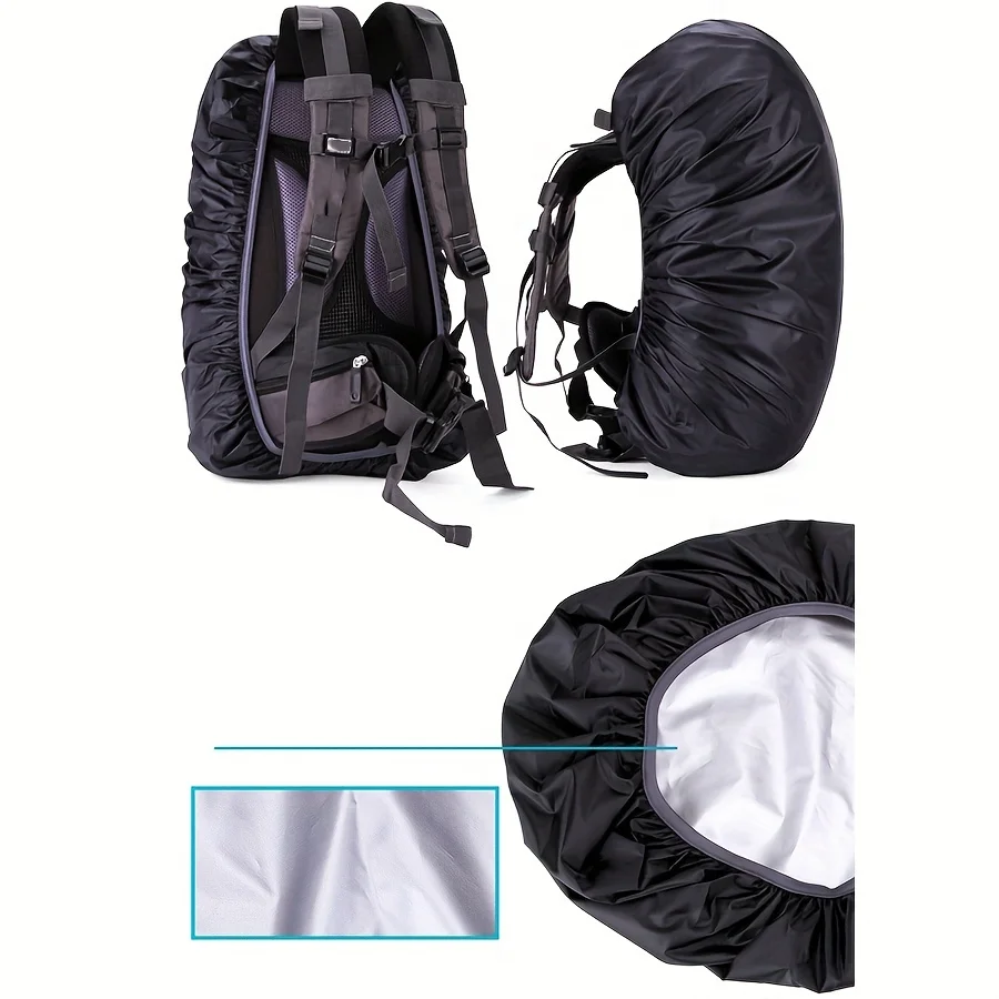 1pc Waterproof Backpack Rain Cover, Dustproof Protector for Cycling, School & Outdoor Hiking Backpacks for Students Adults