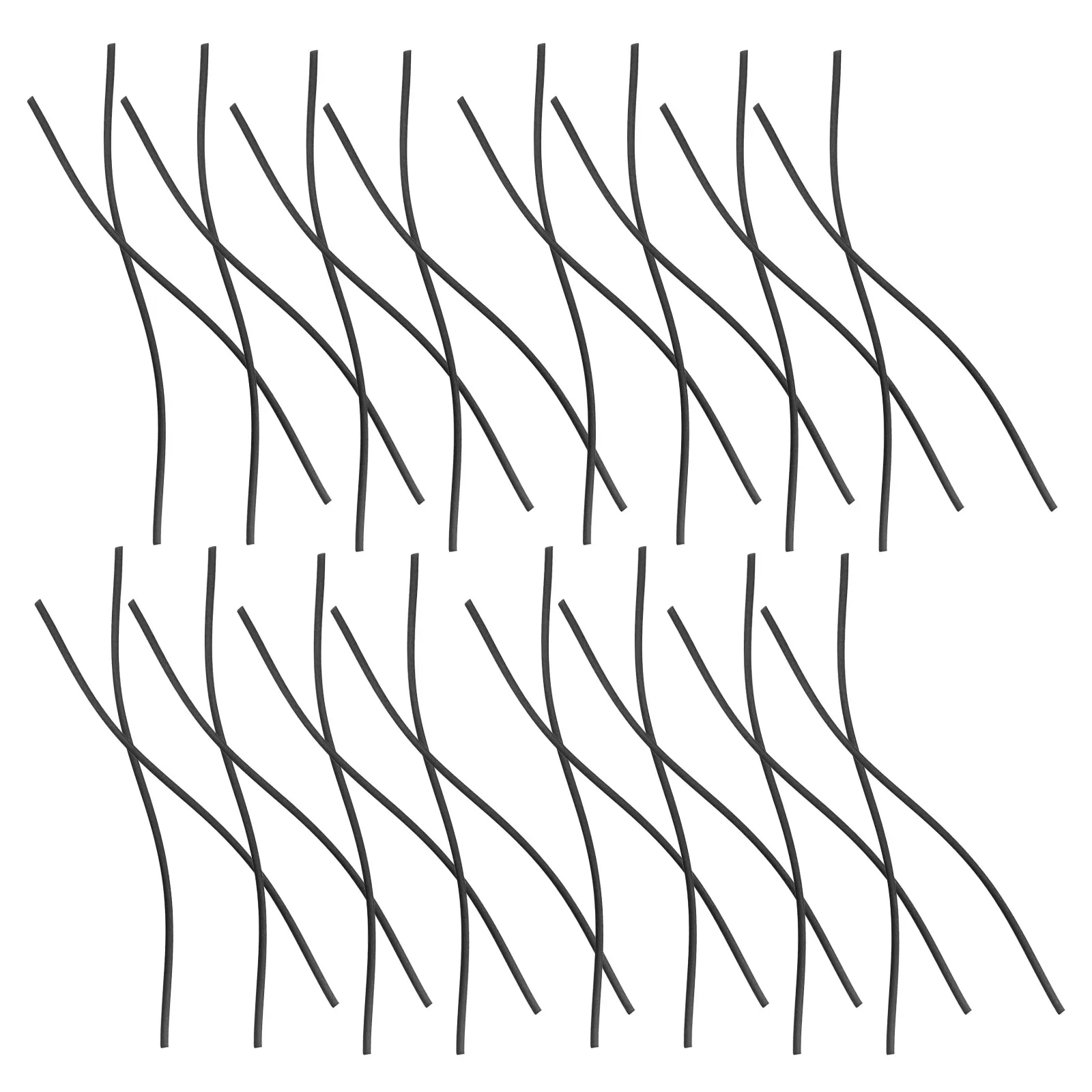100Pcs Curved Fiber Reed Diffuser Sticks Oil Absorbing Fragrance Refill for Home Office Car Decor