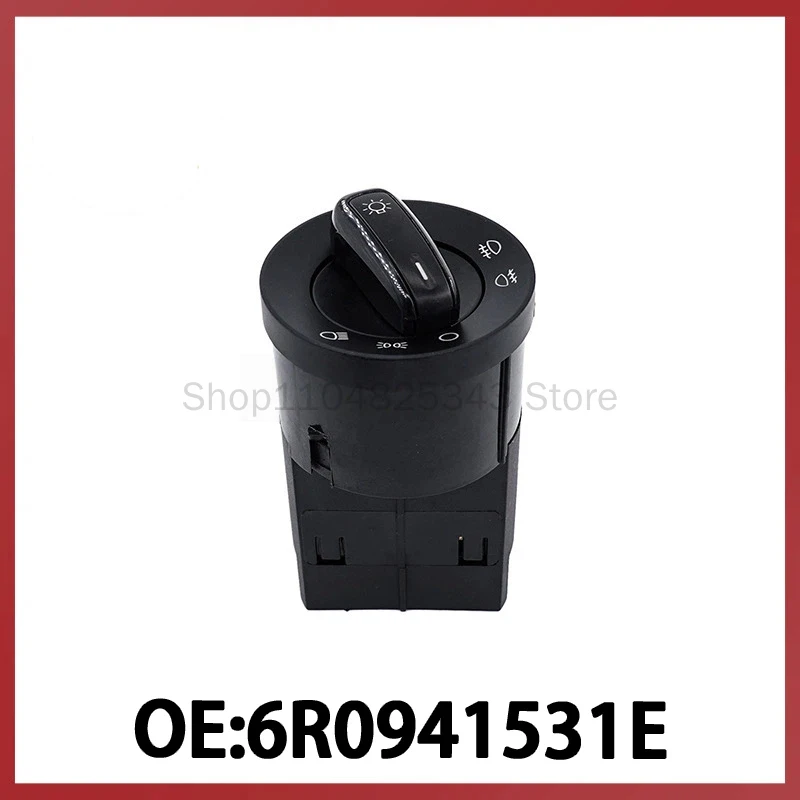 

6R0941531E is suitable for Volkswagen Golf Jetta Headlight Fog Light Switch Headlamp Knob Control Switch
