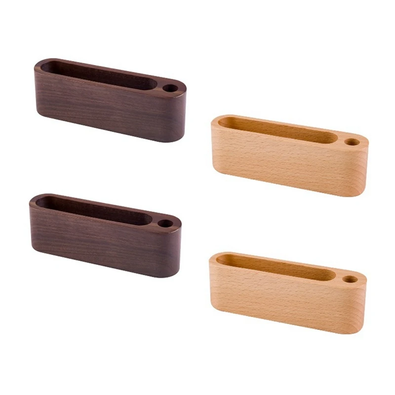 

Business Card Holder Wooden Organizer Office Desk Name Card Display Stand With Pen Slot Memo Pad Cards Stand