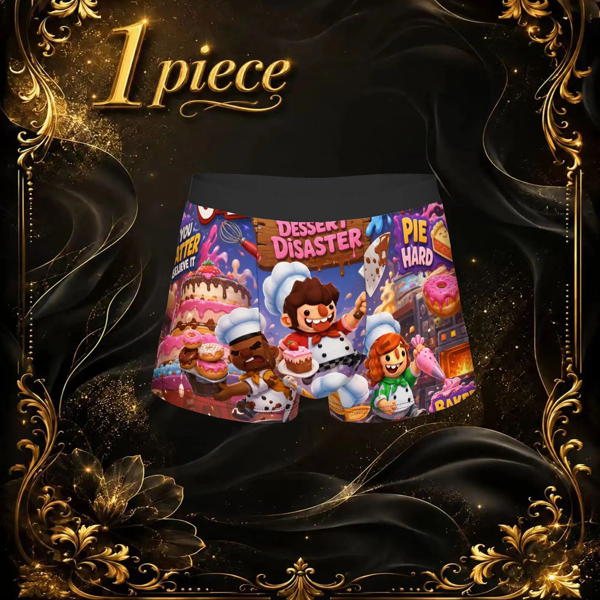 1pc Popular Overcook boxers Game Lover Personalized Panties Men's Underwear Ventilate Shorts Boxer Briefs