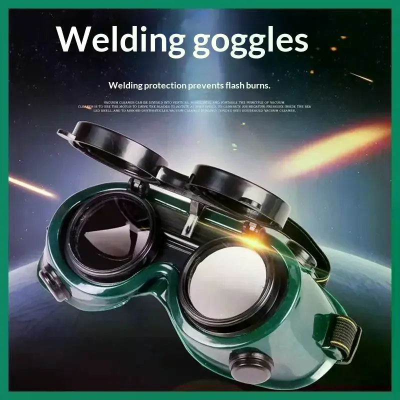 Dust Proof Chemical Goggles Portable Welding Anti-glare Protective Glasses Safety Grinding Eye Protection Shield