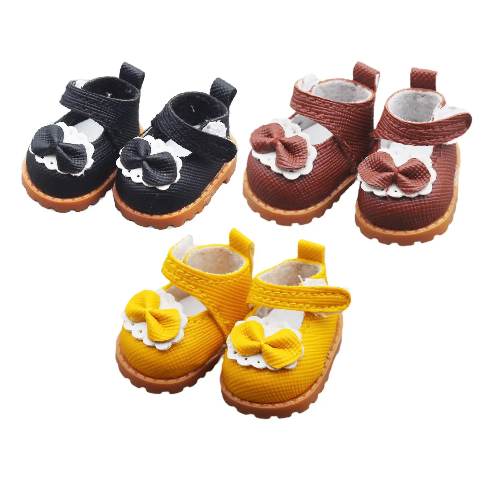 6inch Miniature Doll Shoes Doll Accessories Attractive Costumes Handmade Adorable DIY Doll Toy Doll Dress up Toy for Kids Toy