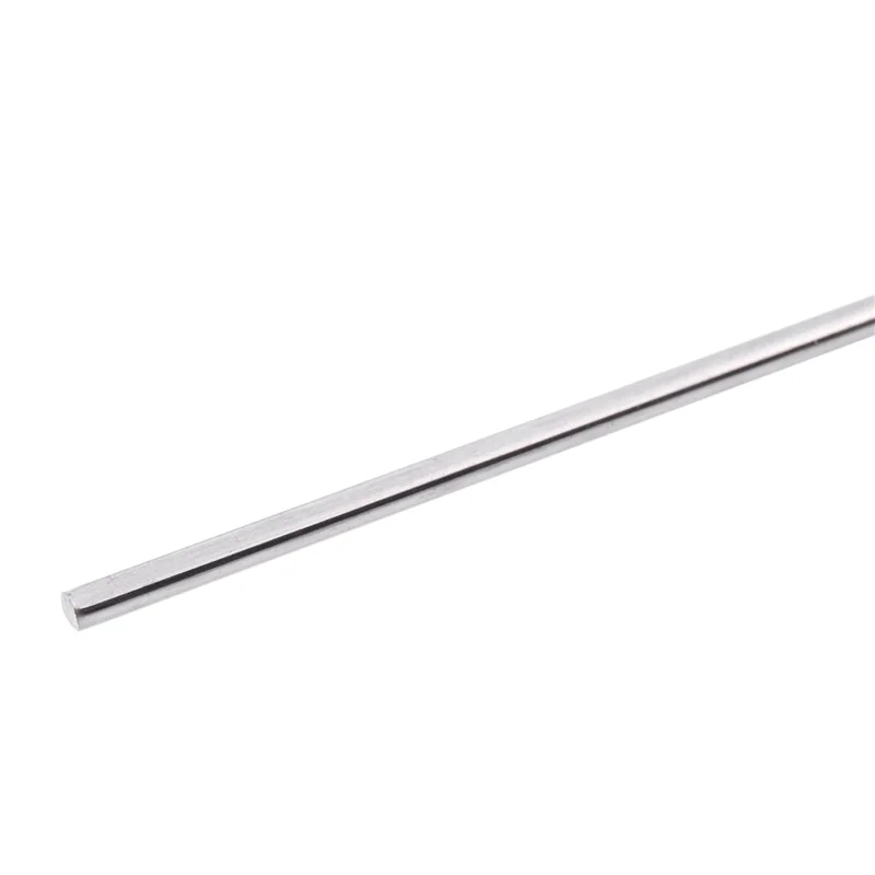 Barra tonda circolare con asse di movimento in acciaio inossidabile da 25 pezzi 500 mm x 2 mm Bar-AT64