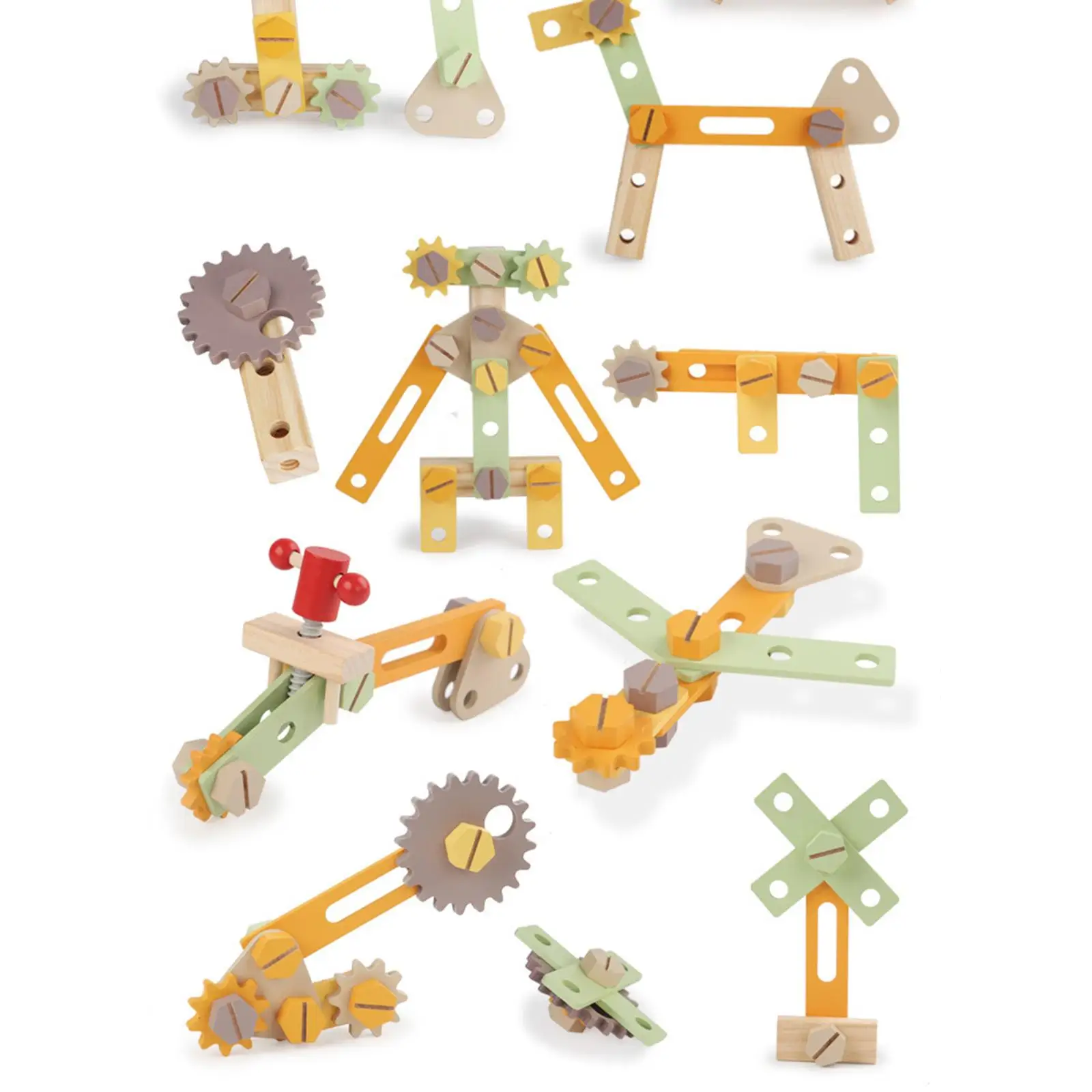 Kids Tool Bench Construction Bench Toy Pretend Play DIY Montessori Toy Children Repair Play Tool Set for 3 4 5 Year Old Gifts