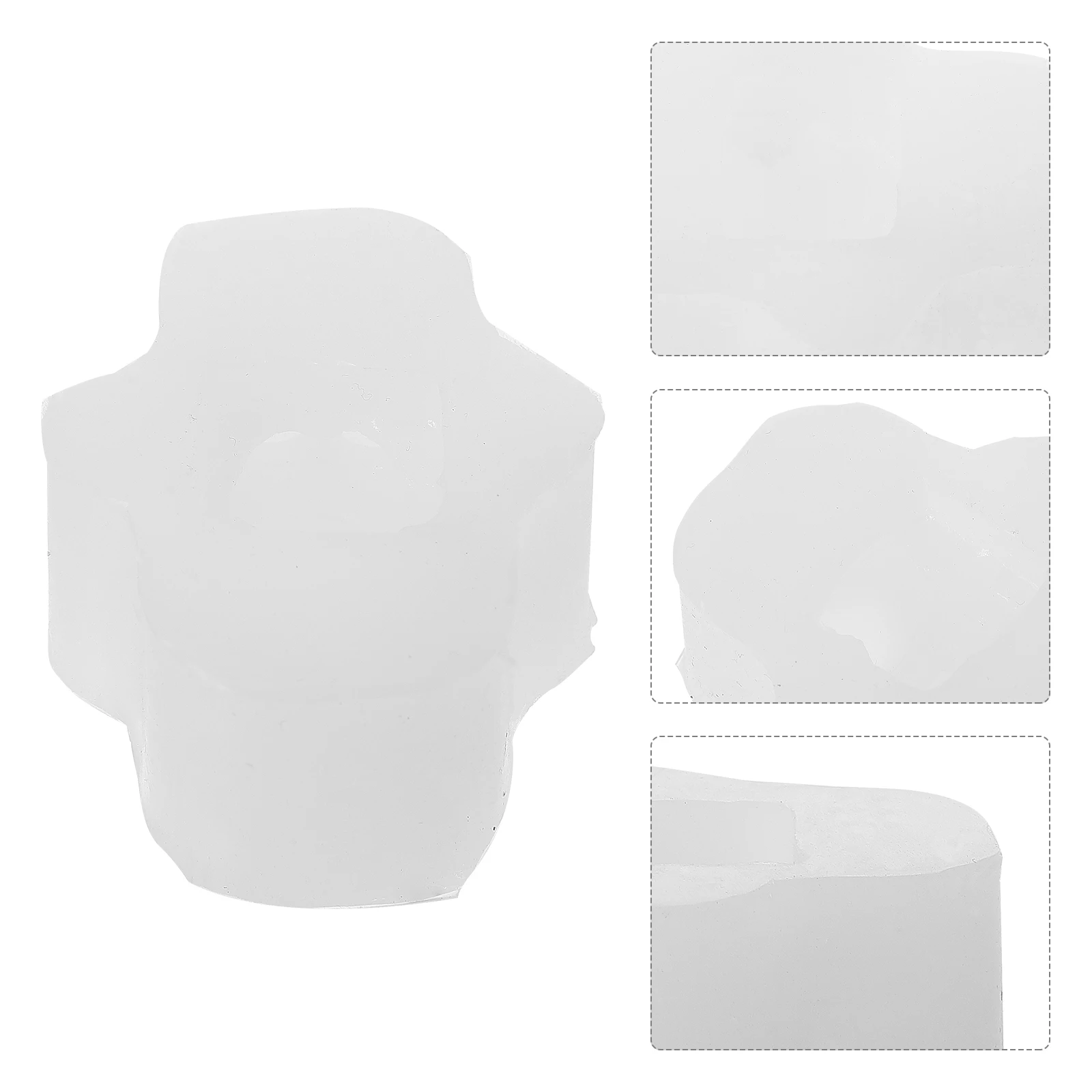 

1pc Astronaut Silicone Mold DIY Craft Tool for Handmade Candles Cake Soap Making Durable Flexible Transparent Mold Astronaut