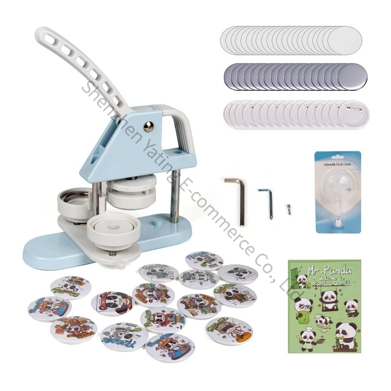 58mm 32mm Bar Bar Machine Medal Manufacturing Machine Manual Badge Making Package Art Creative Craft Gift Mold