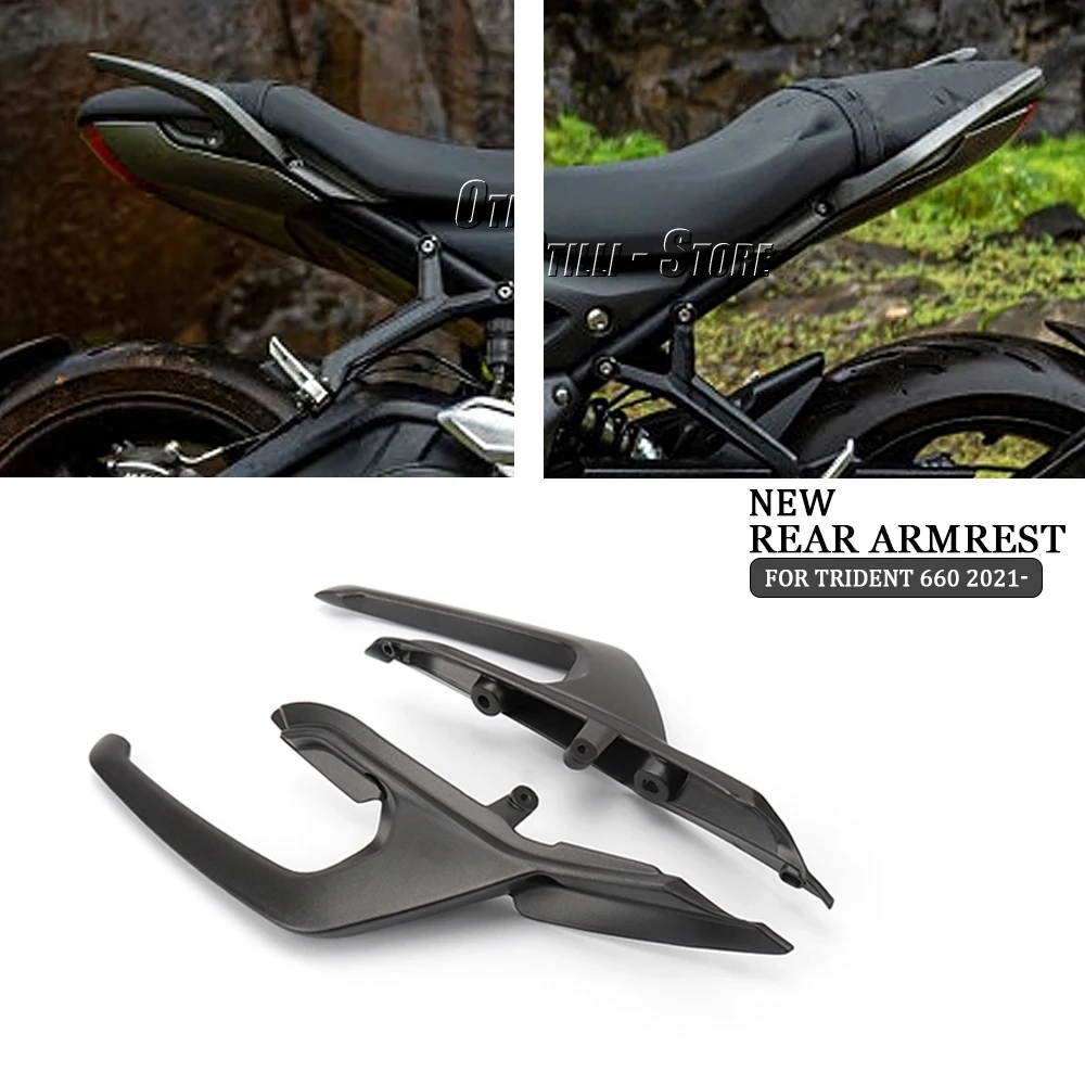 

Motorcycle Tail Armrest Rear For TRIDENT Trident 660 TRIDENT660 Trident660 2021-Passenger Handle Aluminum Handrail Tail Bracket