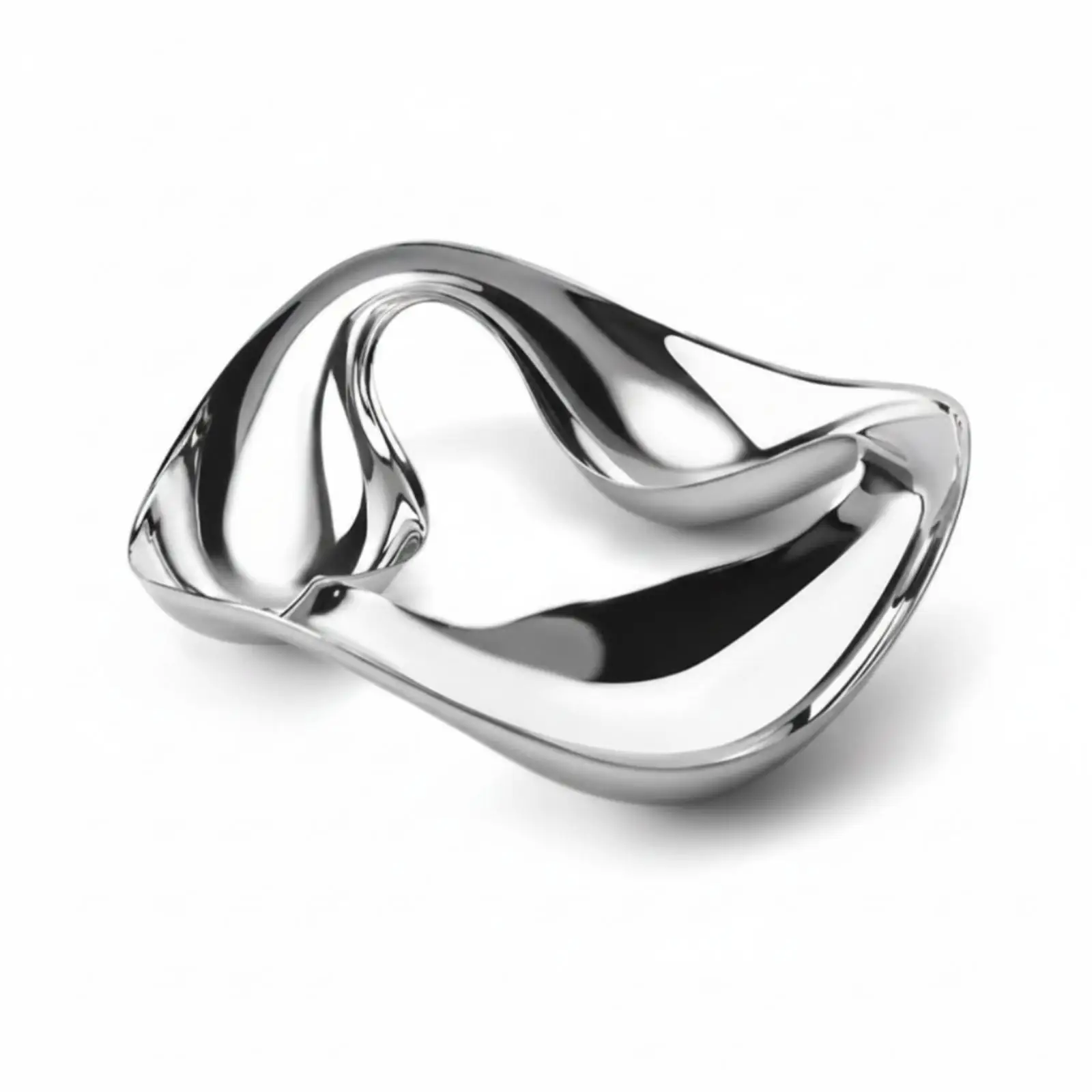 Artistic Industrial Tray Stainless Steel Serving Dish for Seasonal Fruit Tangerine Banana Holder